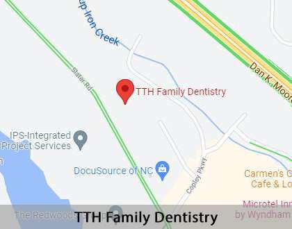Map image for Dental Practice in Morrisville, NC